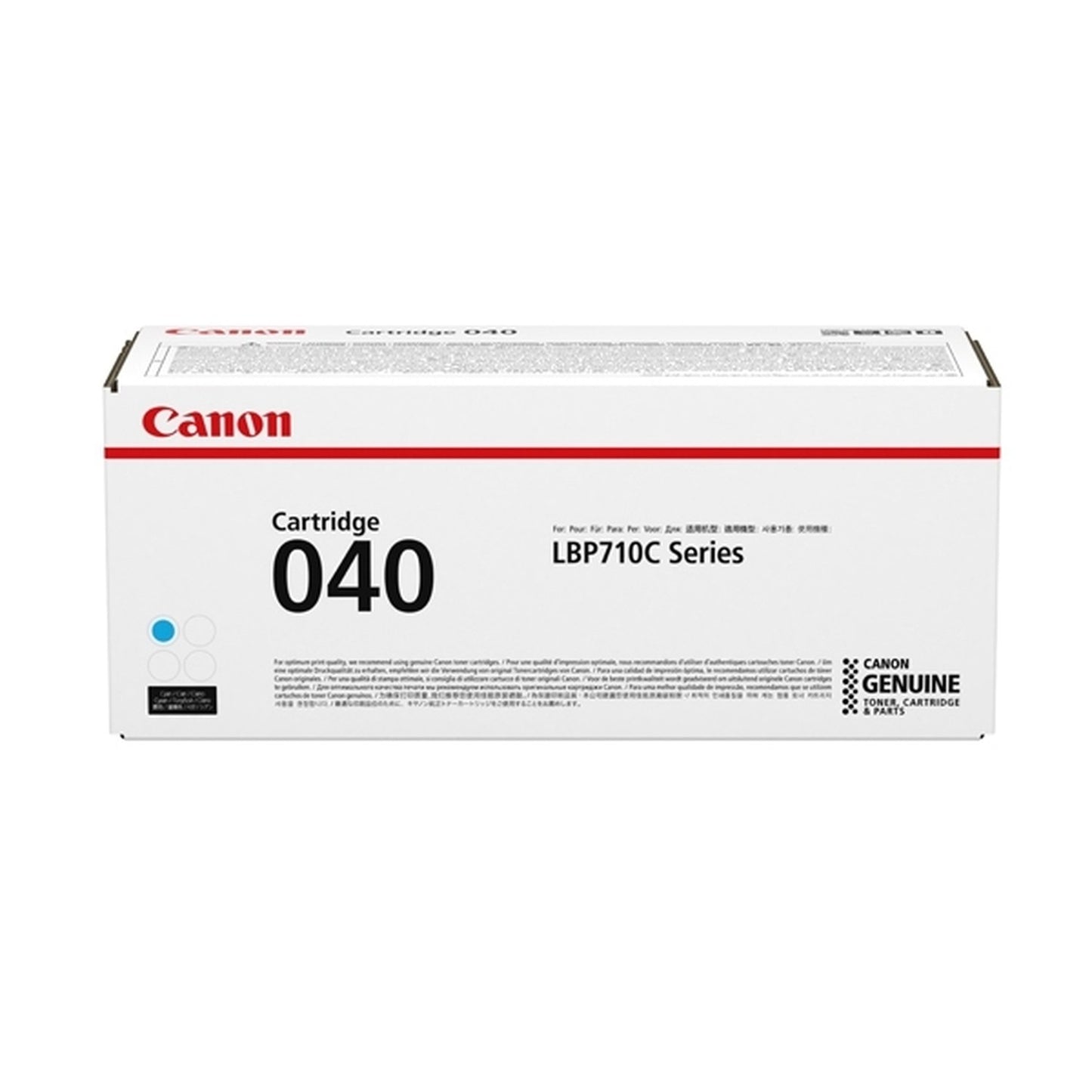 Toner d'origine Canon 0458C001 / 040 - cyan