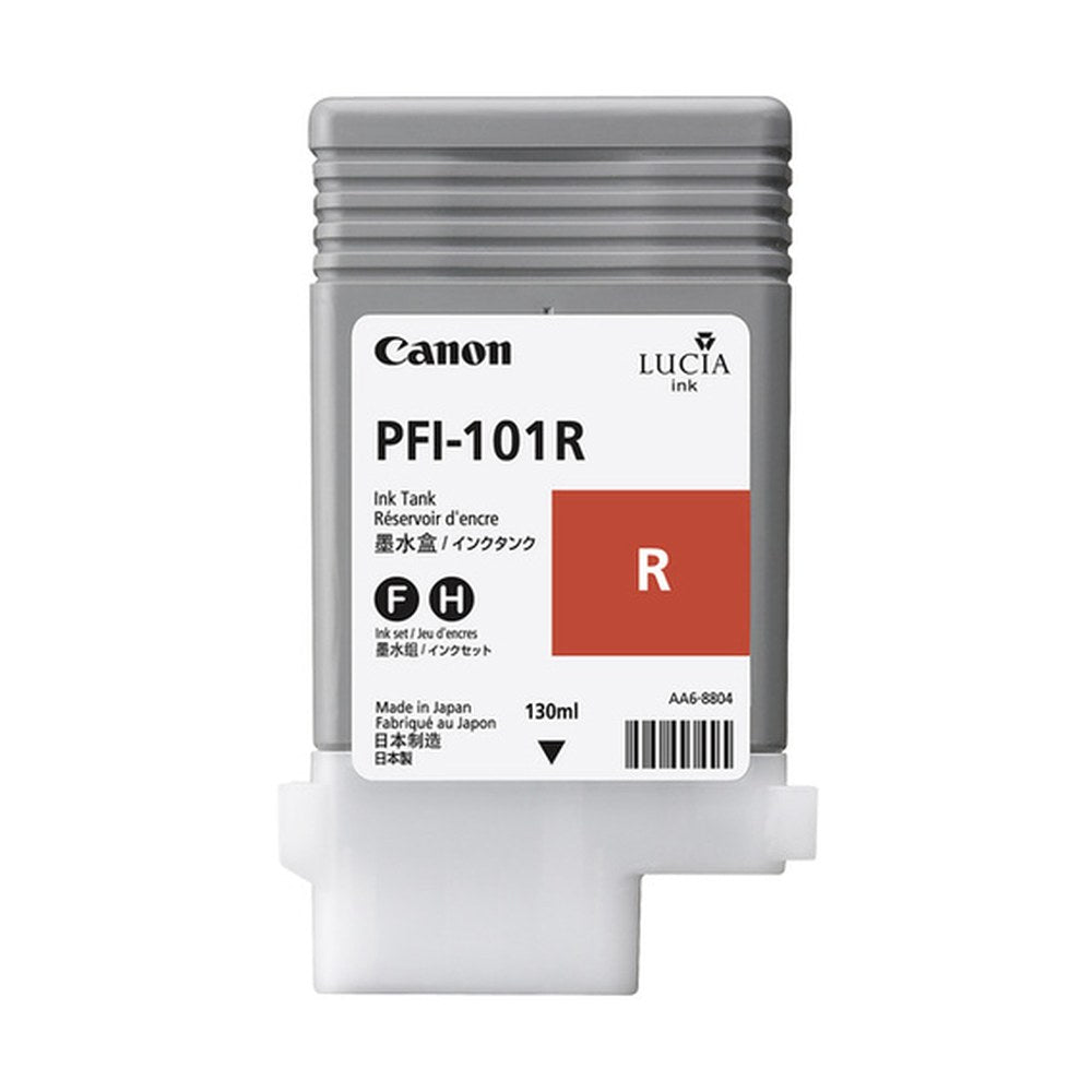 Cartouche d'origine Canon 0889B001 / PFI-101 R - rouge