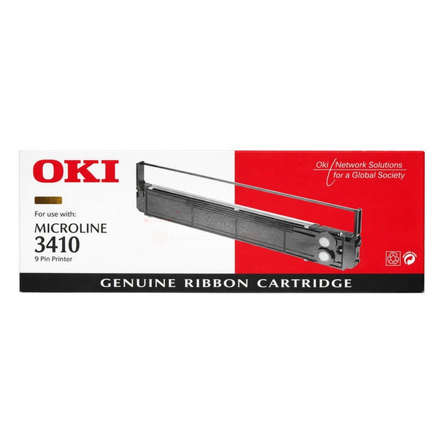 Ruban d'origine OKI 09002308 - noir