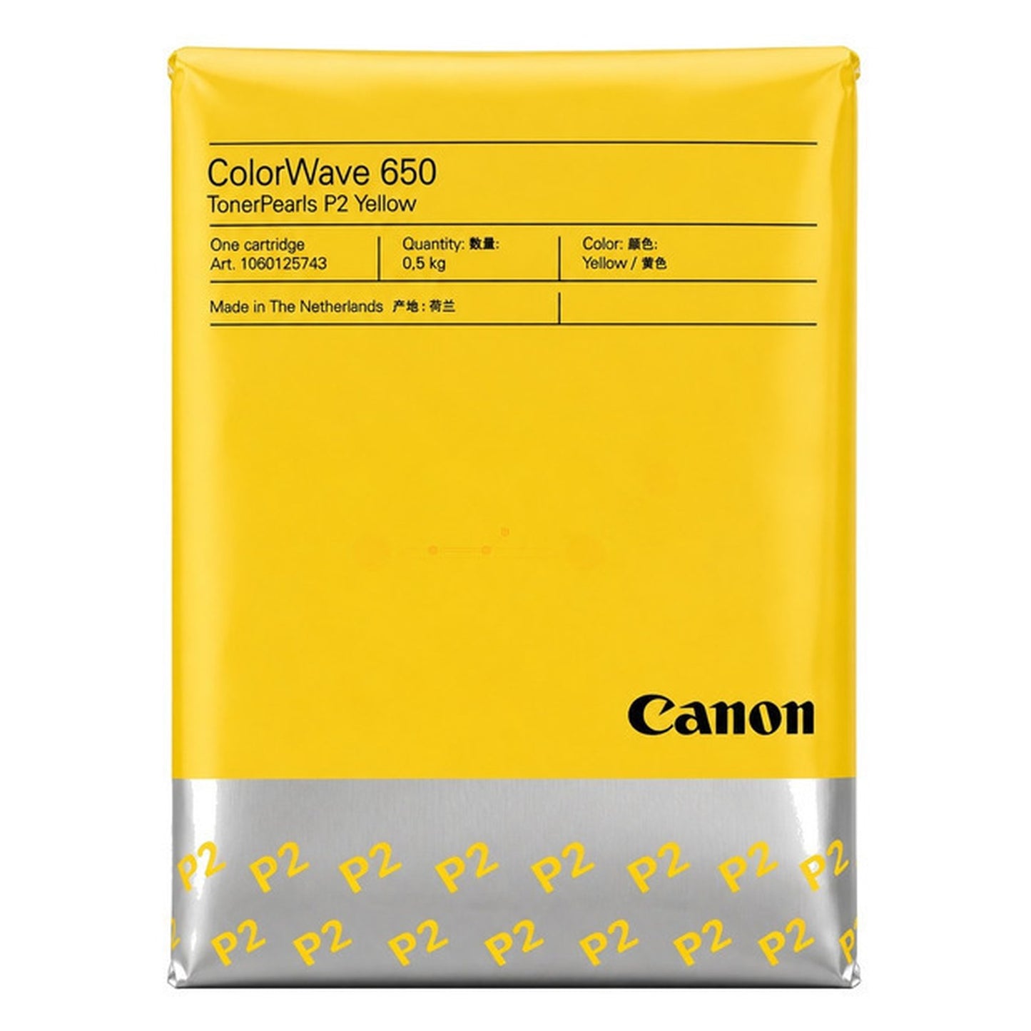 Toner d'origine OCE 1060125743 / P2 - jaune
