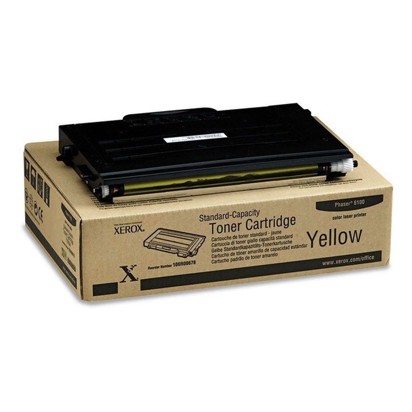 Toner d'origine Xerox 106R00678 - jaune