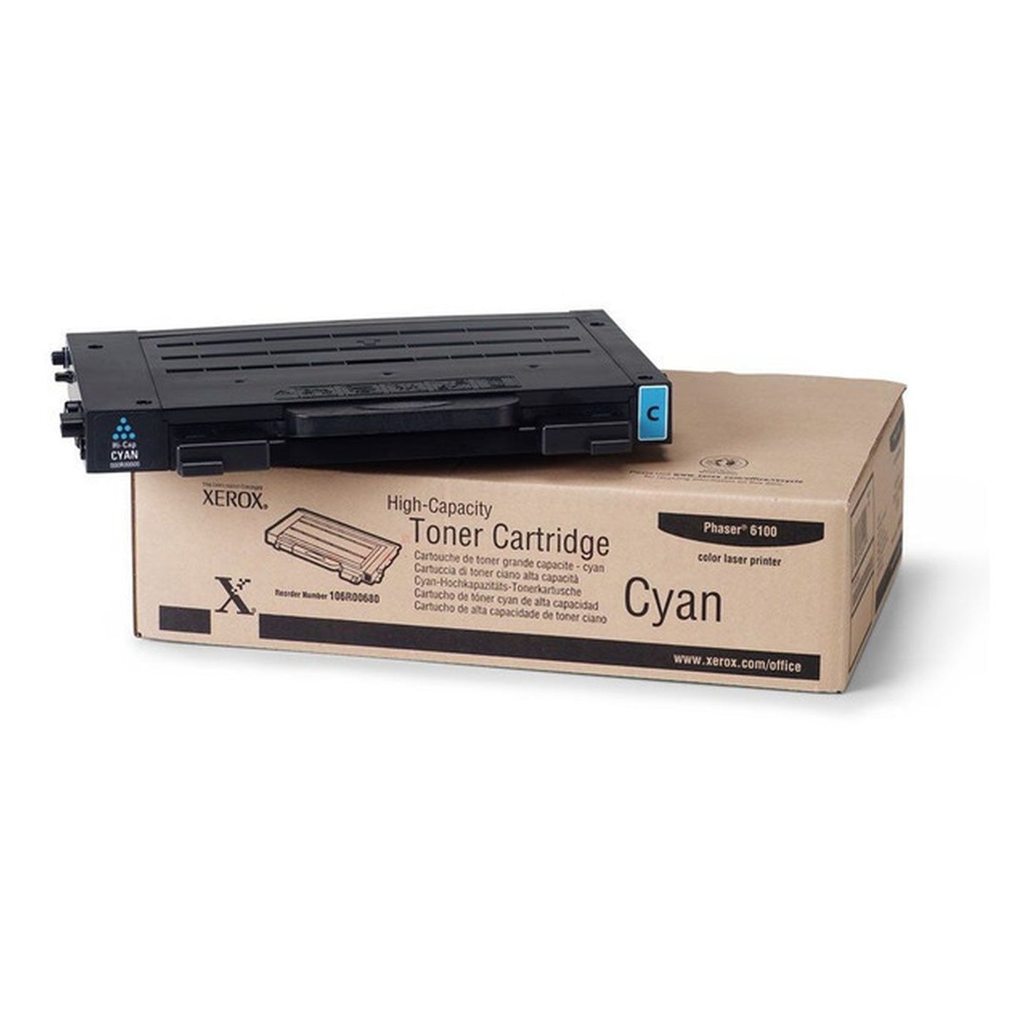 Toner d'origine Xerox 106R00680 - cyan