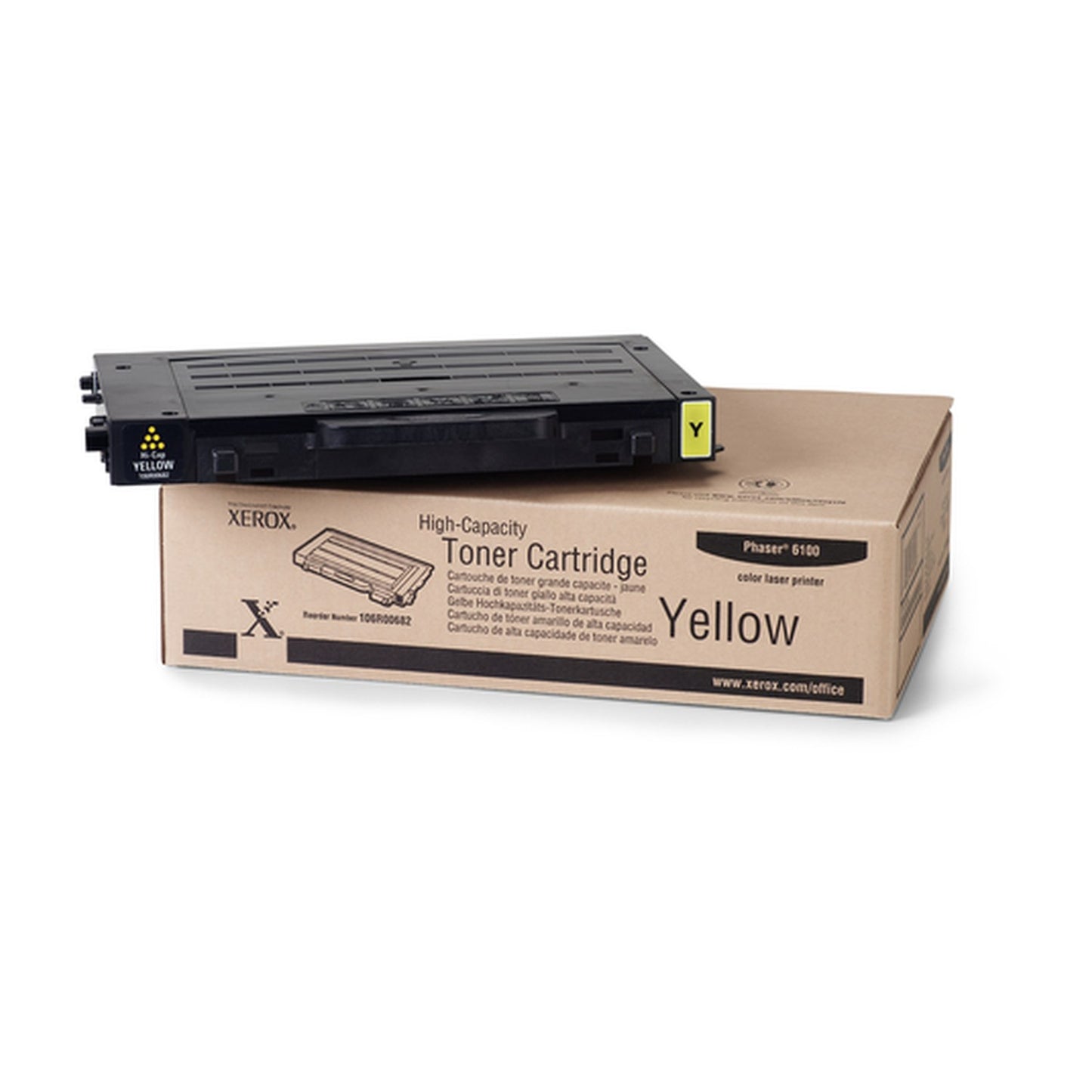 Toner d'origine Xerox 106R00682 - jaune