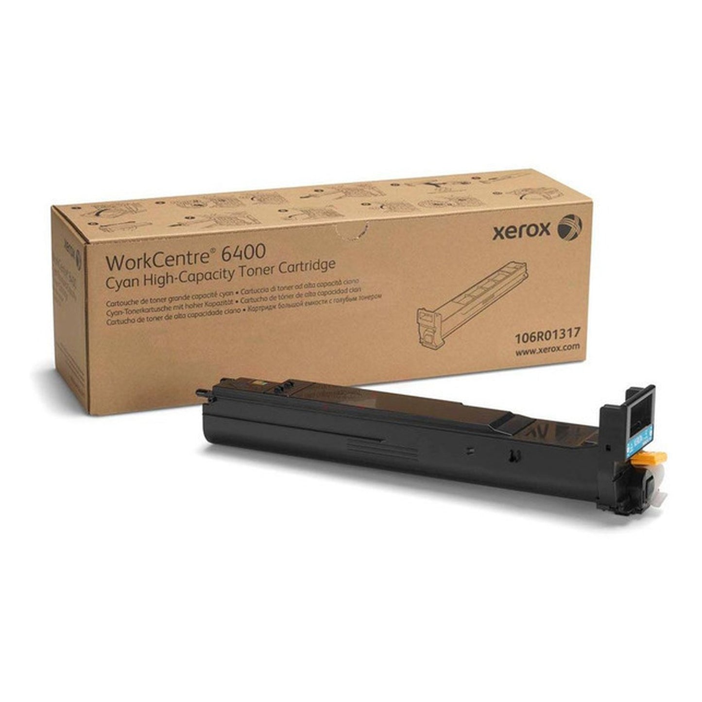 Toner d'origine Xerox 106R01317 - cyan