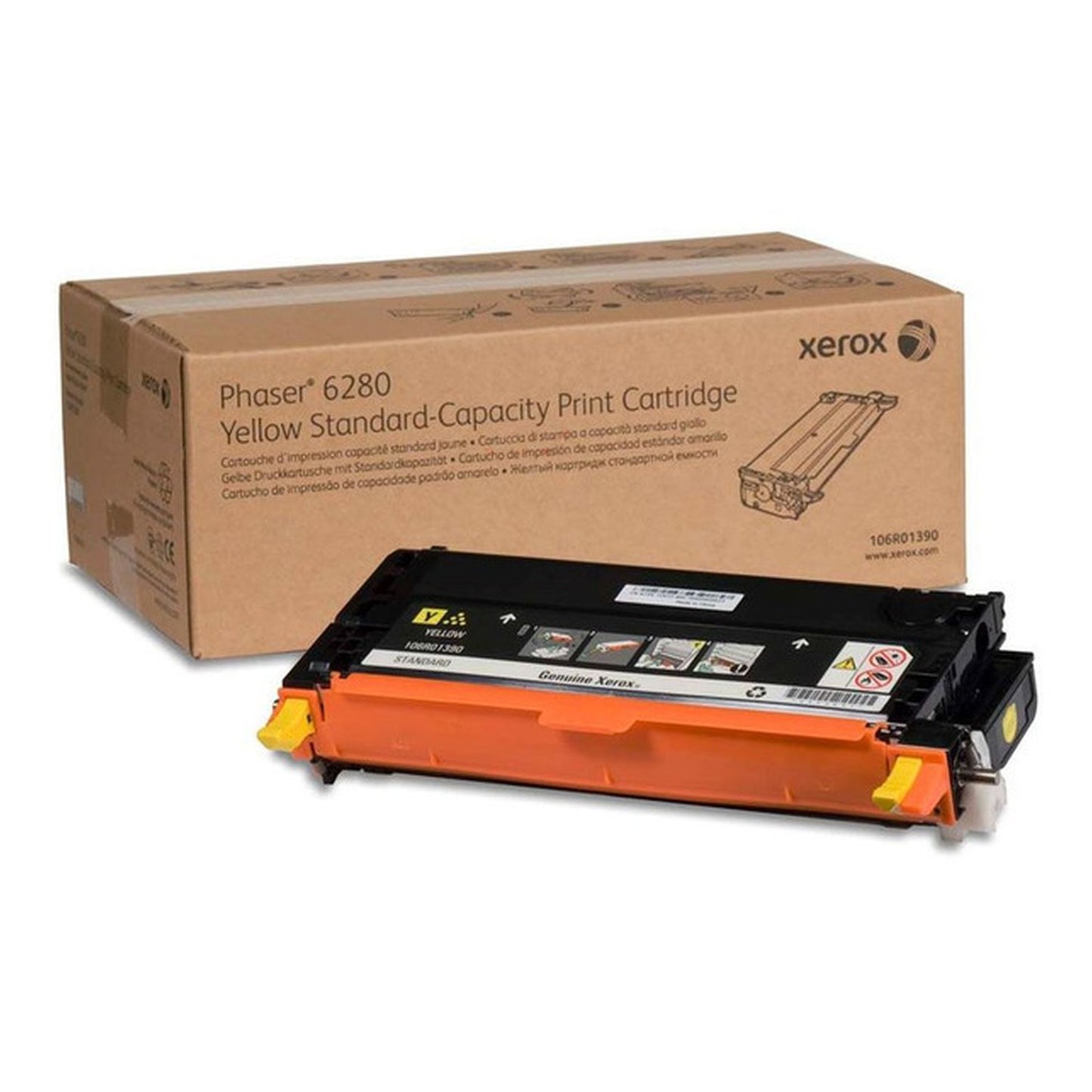 Toner d'origine Xerox 106R01390 - jaune