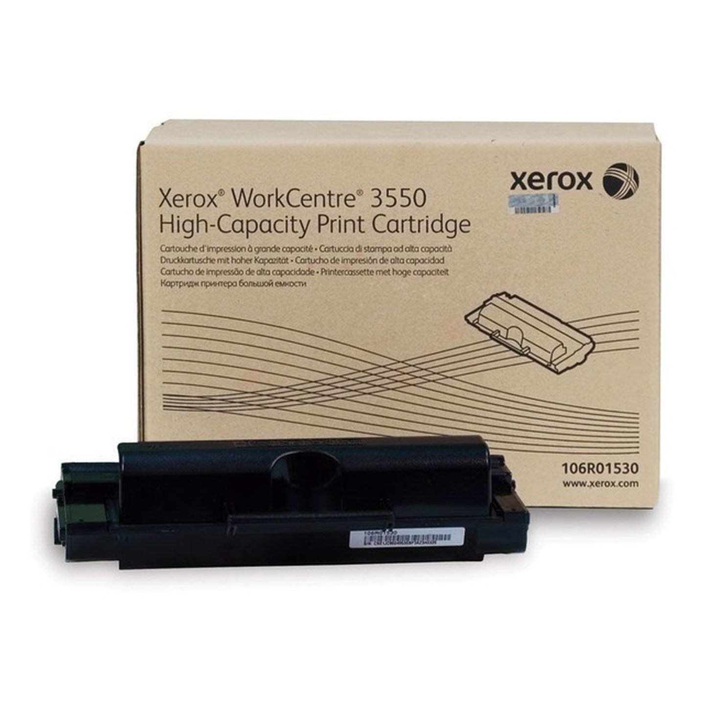 Toner d'origine Xerox 106R01530 - noir