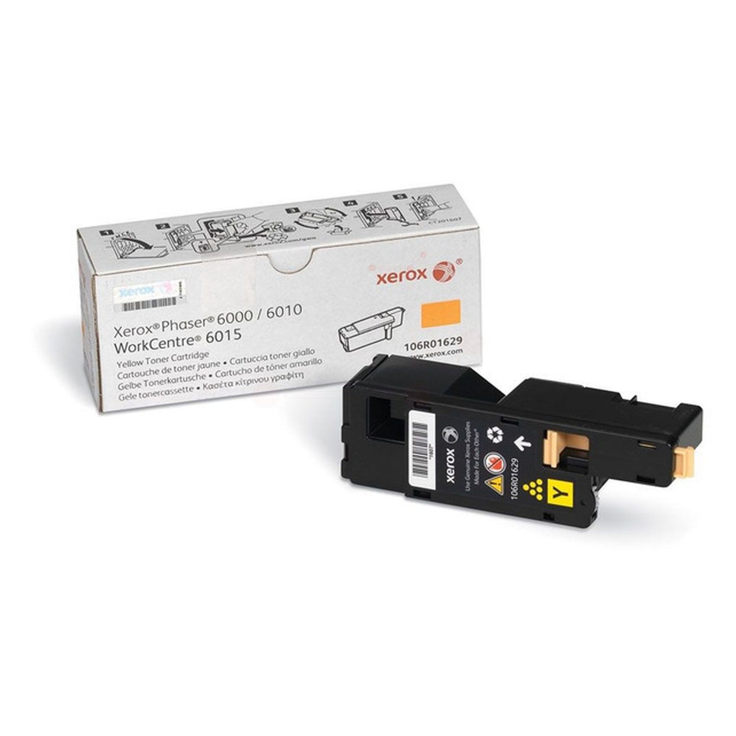 Toner d'origine Xerox 106R01633 - jaune