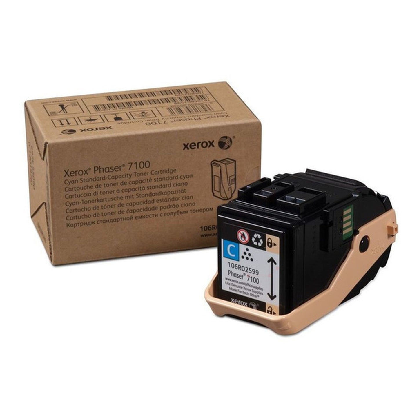 Toner d'origine Xerox 106R02606 - cyan
