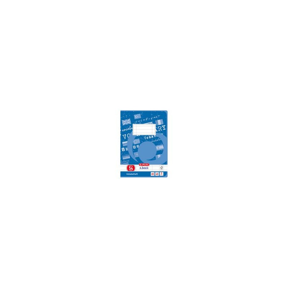 Herlitz Cahier de vocabulaire x.book, A5, 3 colonnes,