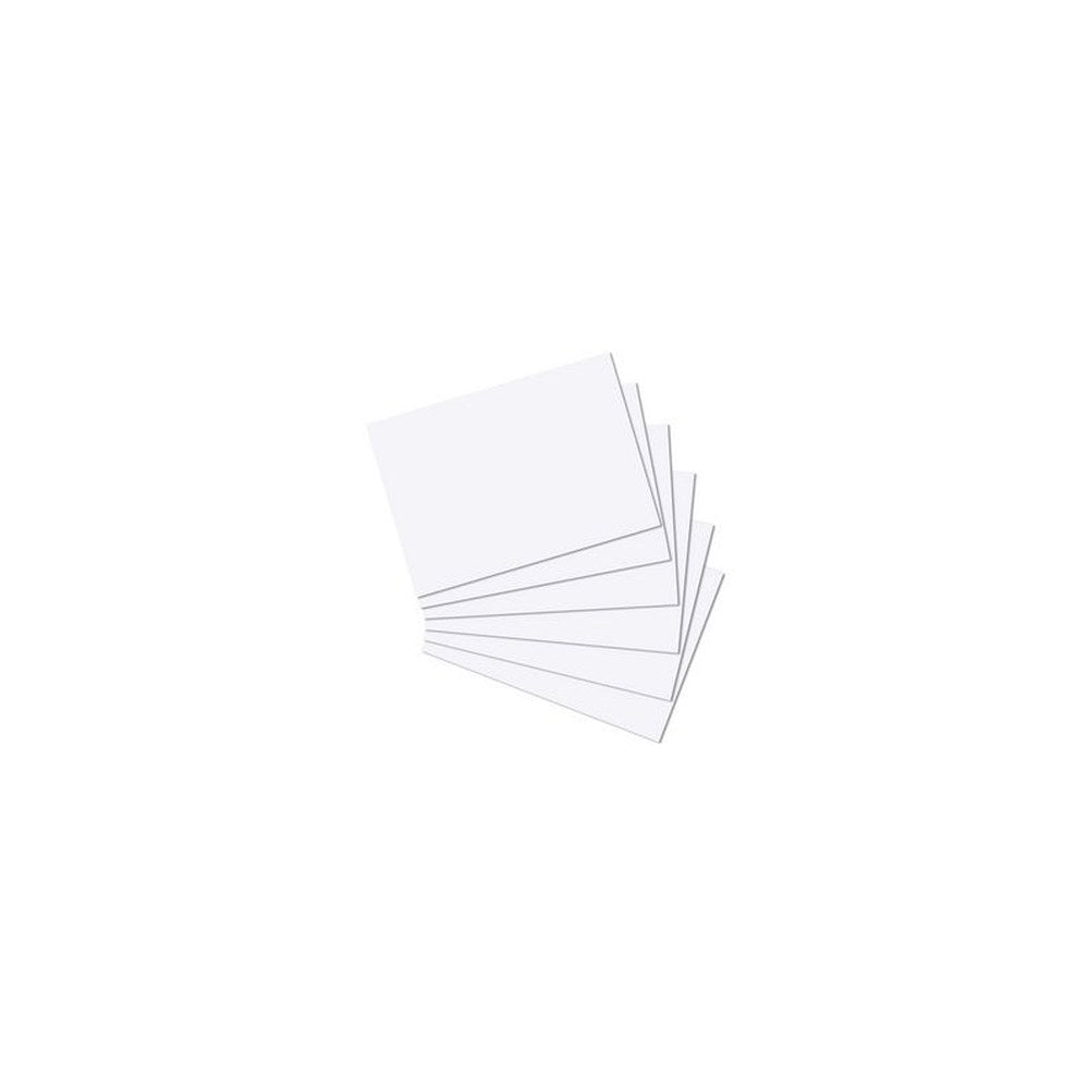 herlitz Fiches bistrol, A4, uni, blanc