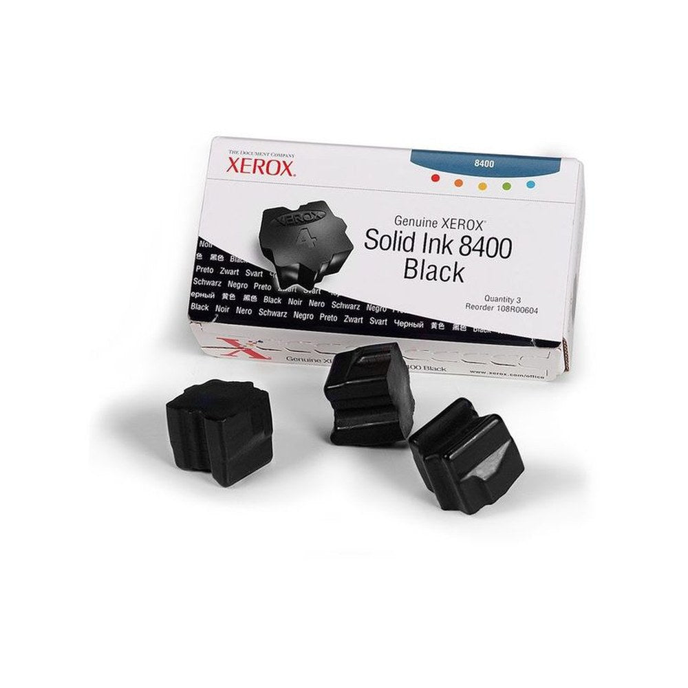 Encre solide d'origine Xerox 108R00605 - cyan - pack de 3