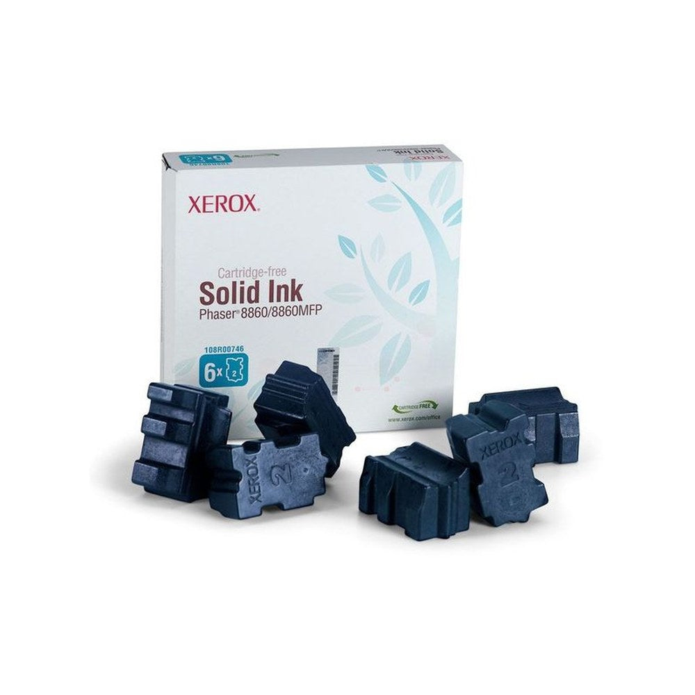 Encre solide d'origine Xerox 108R00746 - cyan