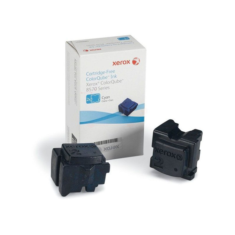 Encre solide d'origine Xerox 108R00936 - cyan - pack de 2