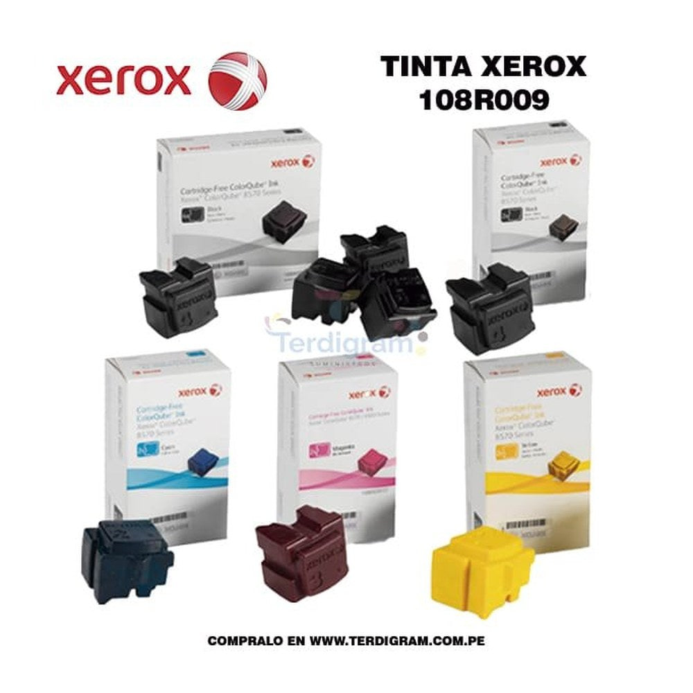 Encre solide d'origine Xerox 108R00940 - noire - pack de 4