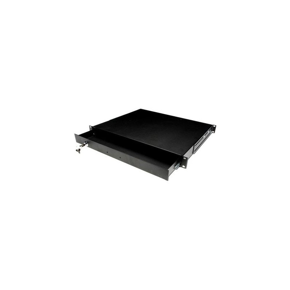 DIGITUS Tiroir à clavier 19", 1 U, noir (RAL 9005)