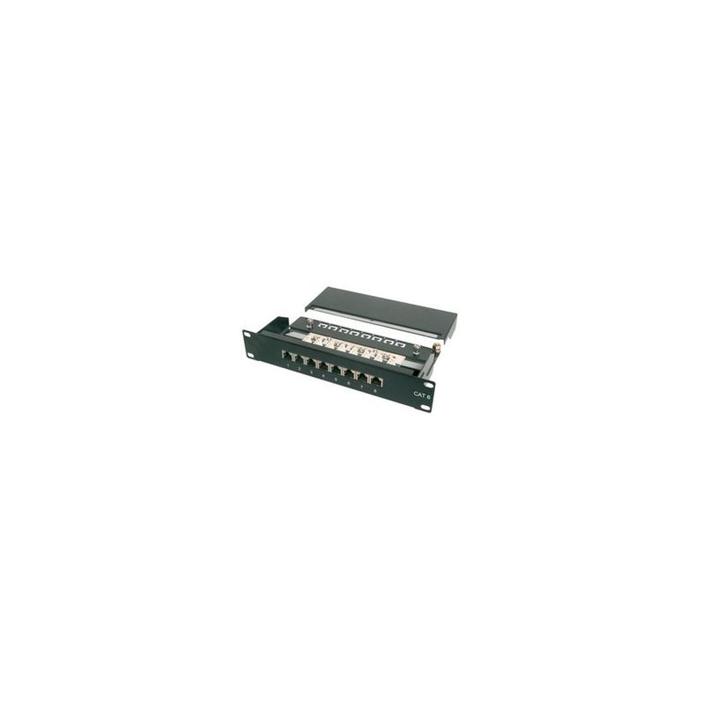 DIGITUS Panneau de brassage 10" cat.6, classe E, 8 x RJ45,