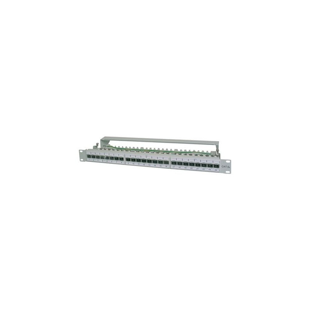 DIGITUS Panneau 19", cat.6A (profond), 25 x ports RJ45, 1 U