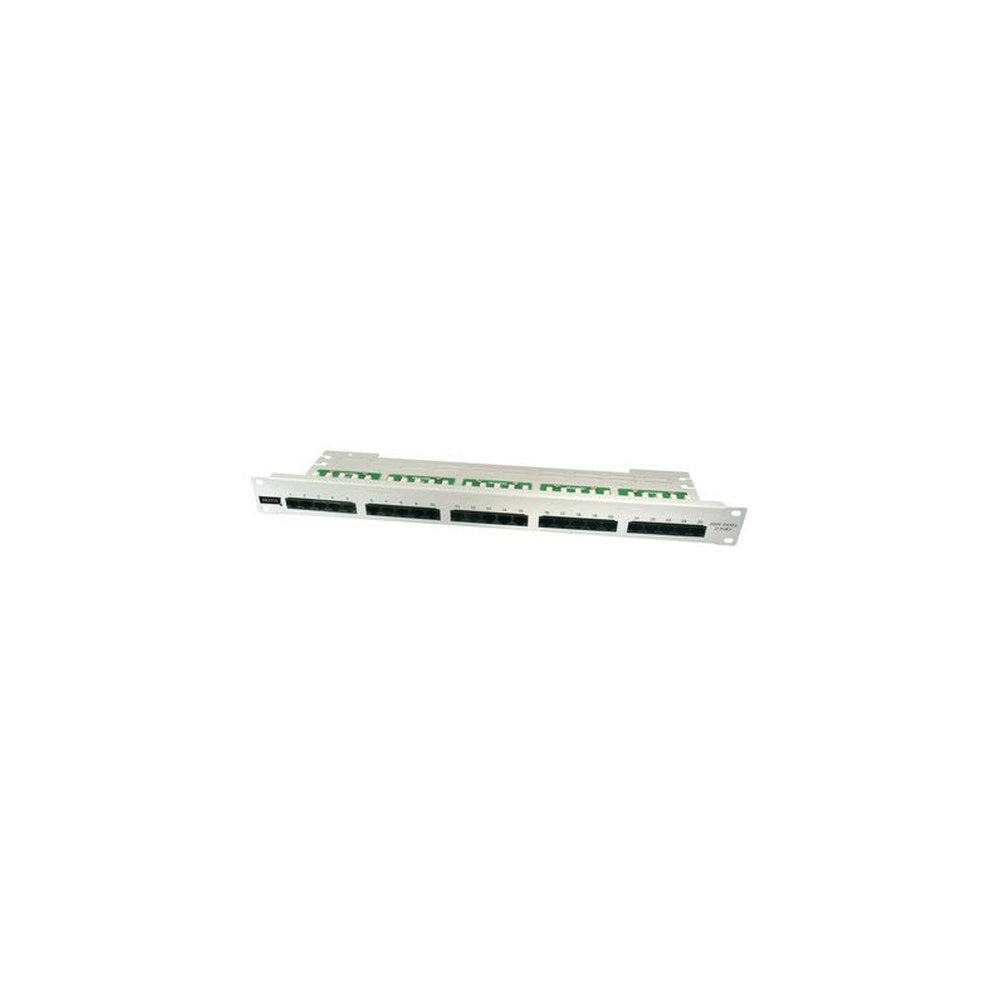 DIGITUS Panneau de brassage RNIS 19", CAT 3, 25 ports RJ45,