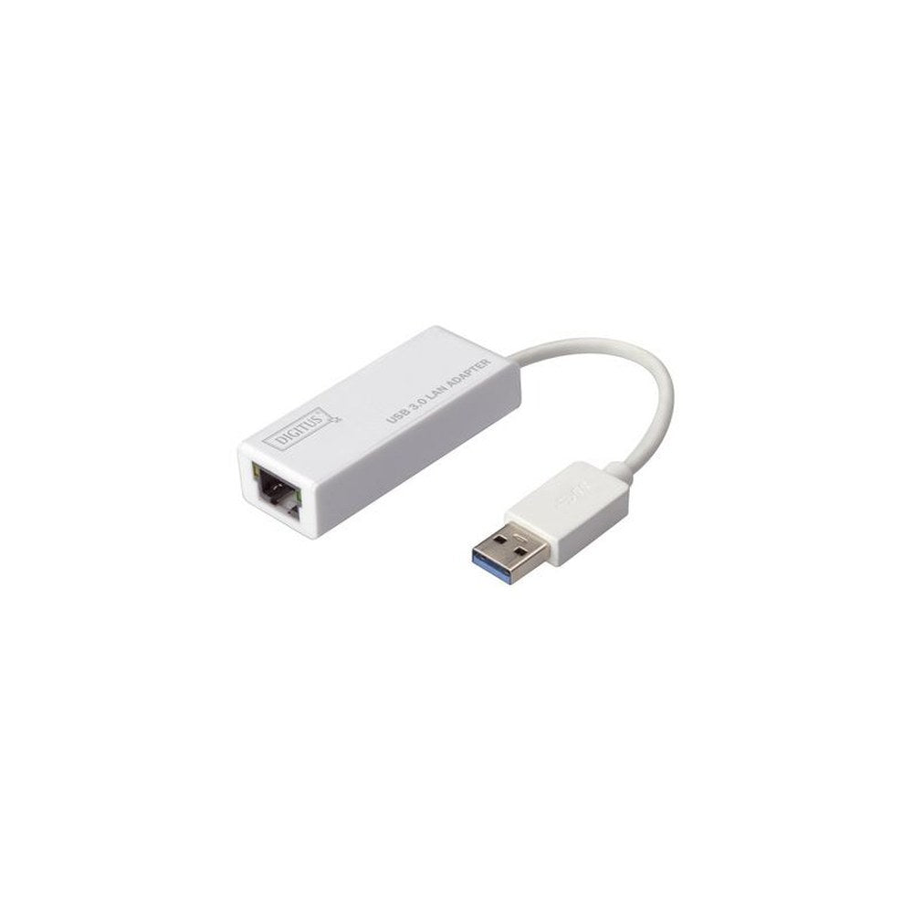 DIGITUS Adaptateur USB 3.0 vers Gigabit Ethernet, blanc