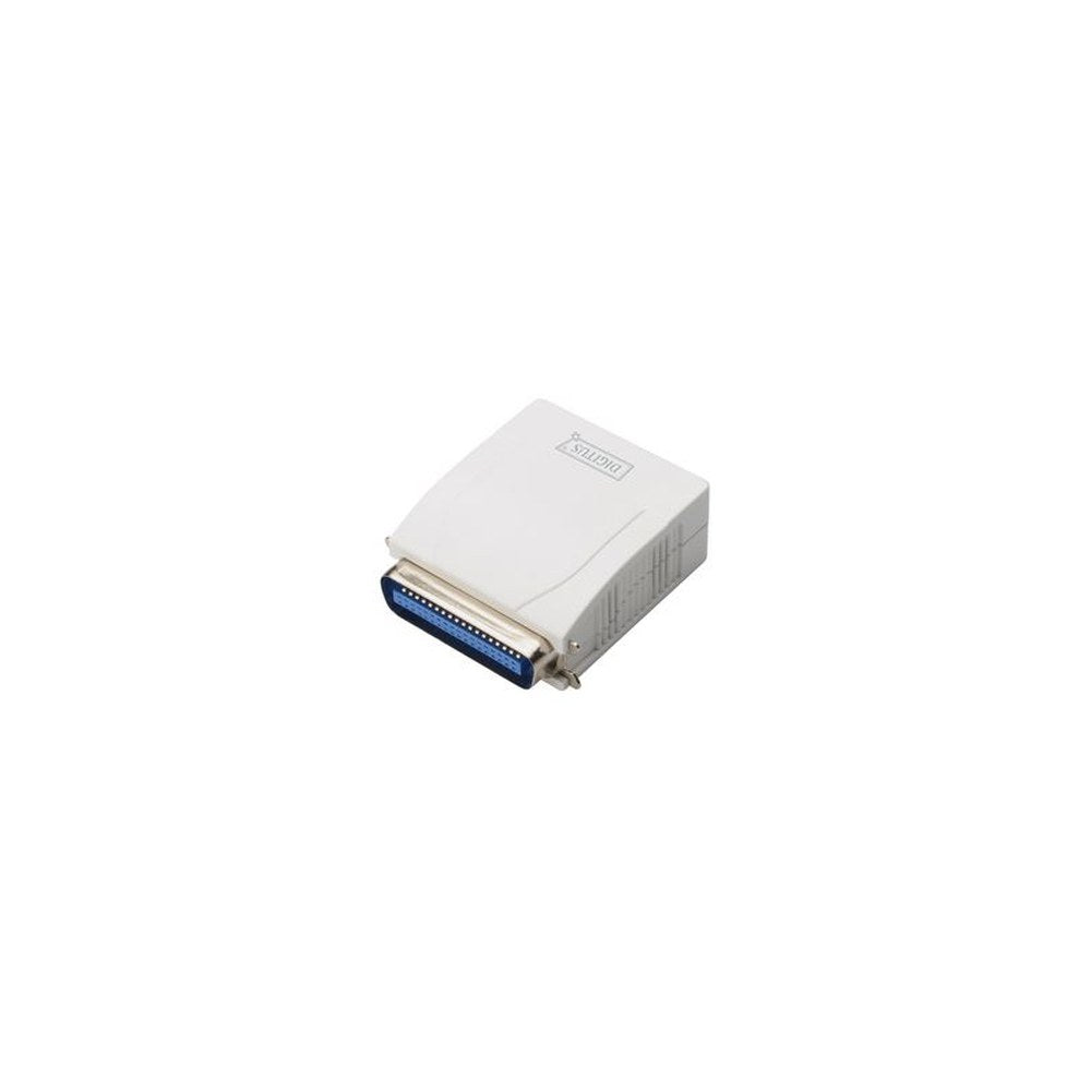 DIGITUS Serveur d'impression Fast Ethernet, parallèle, blanc