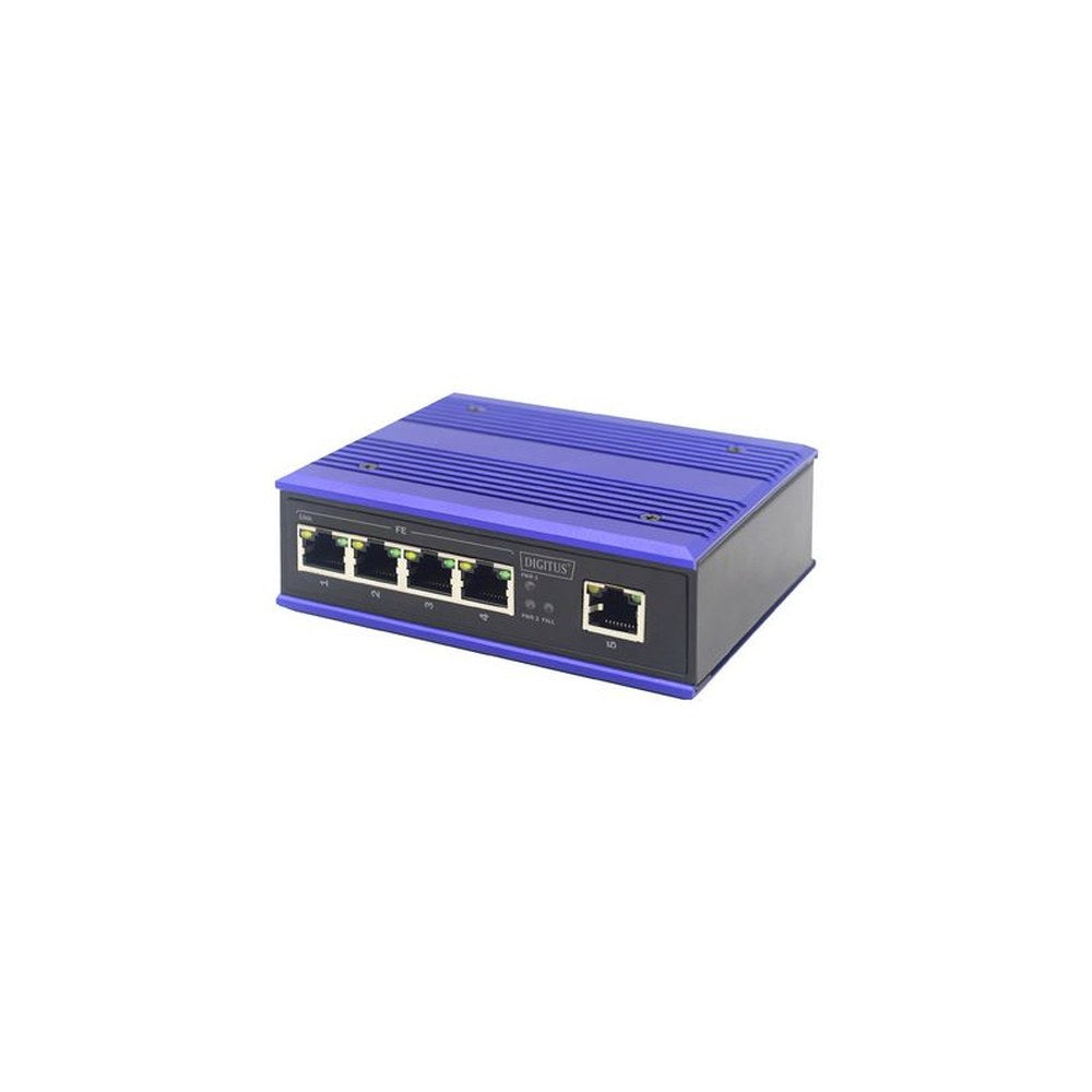 DIGITUS Commutateur industriel Fast Ethernet, 5 ports