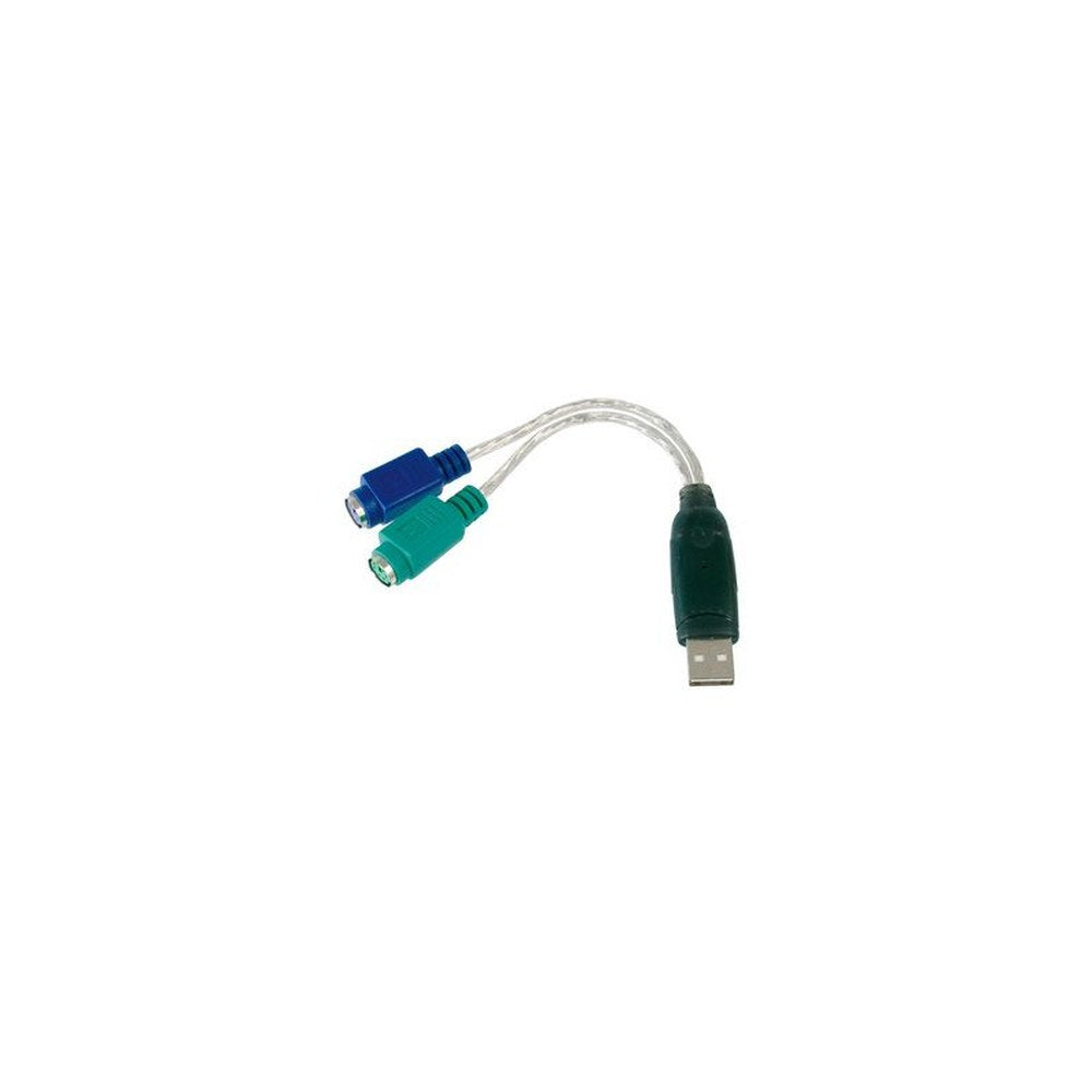 DIGITUS câble adaptateur USB 1.1 - 2 x PS/2, 180 mm
