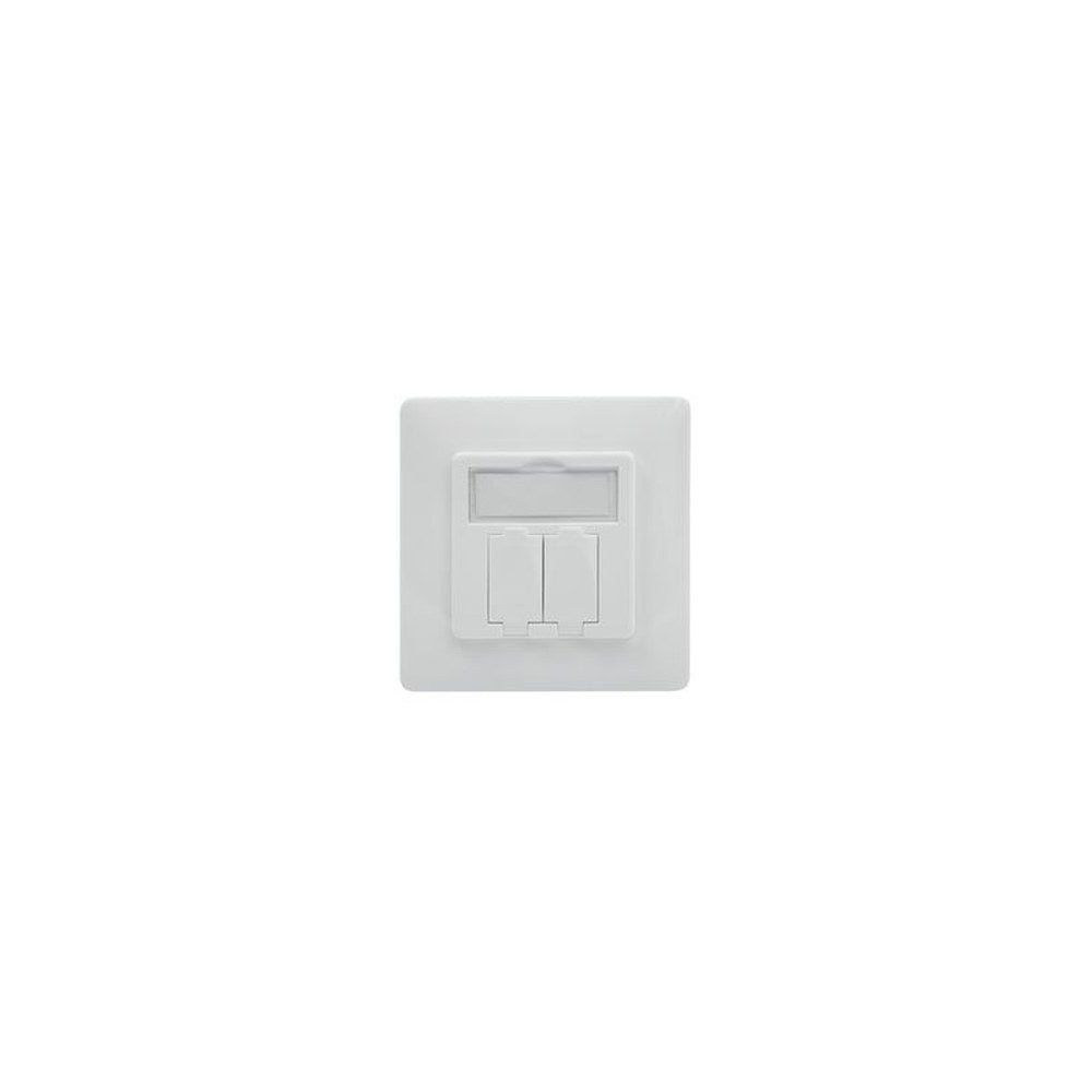 DIGITUS Boîtier vide pour module Keystone, 2 compartiments