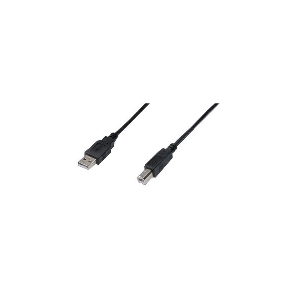 DIGITUS Câble de raccordement USB, USB-A - USB-B mâle, 1 m