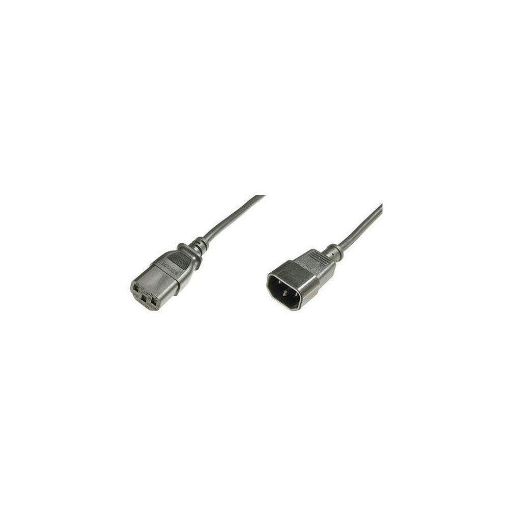 DIGITUS Câble de rallonge trois broches, 1,2 m, noir