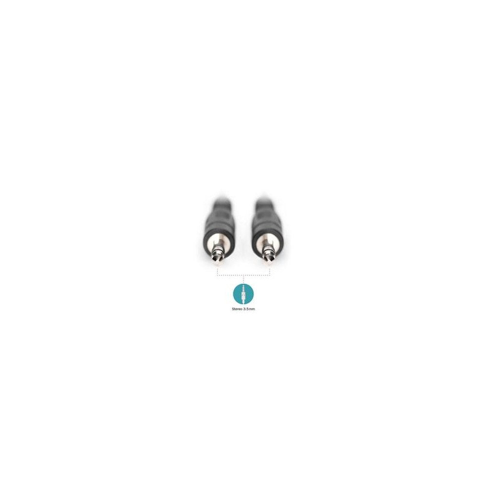 DIGITUS Câble audio, 2x jack 3,5 mm, 1,5 m