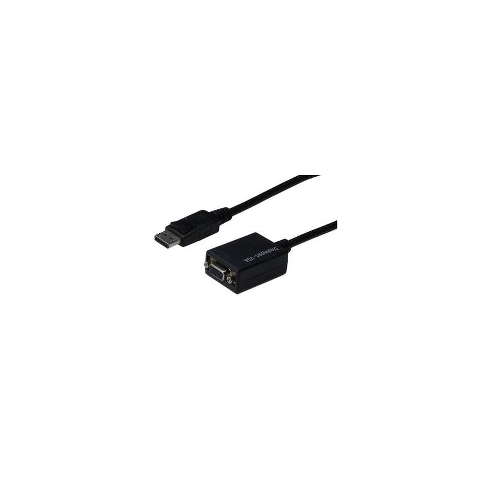 DIGITUS Câble adaptateur, DisplayPort - HD15, 0,15 m, noir