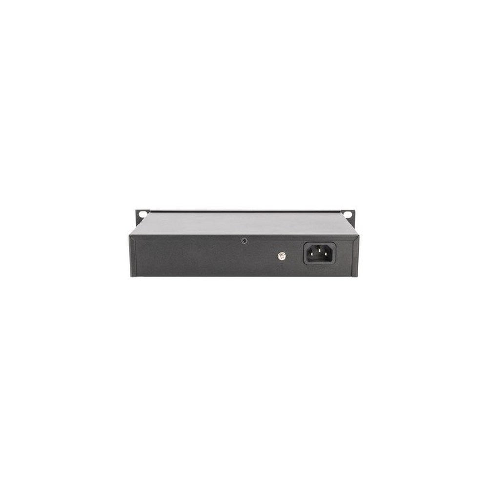 DIGITUS Switch 10" Gigabit Ethernet PoE, 8 ports