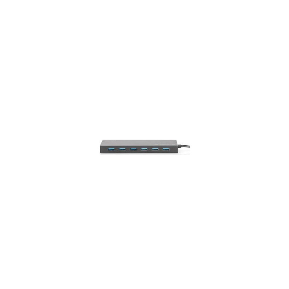DIGITUS Hub USB 3.0 Super Speed, 7 ports, avec alimentation