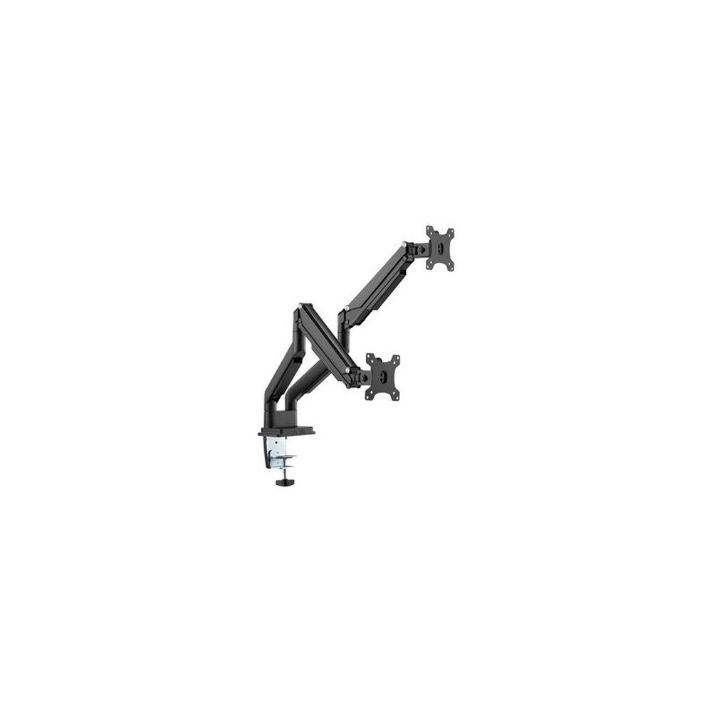 DIGITUS Support double écran universel, fixation par serrage