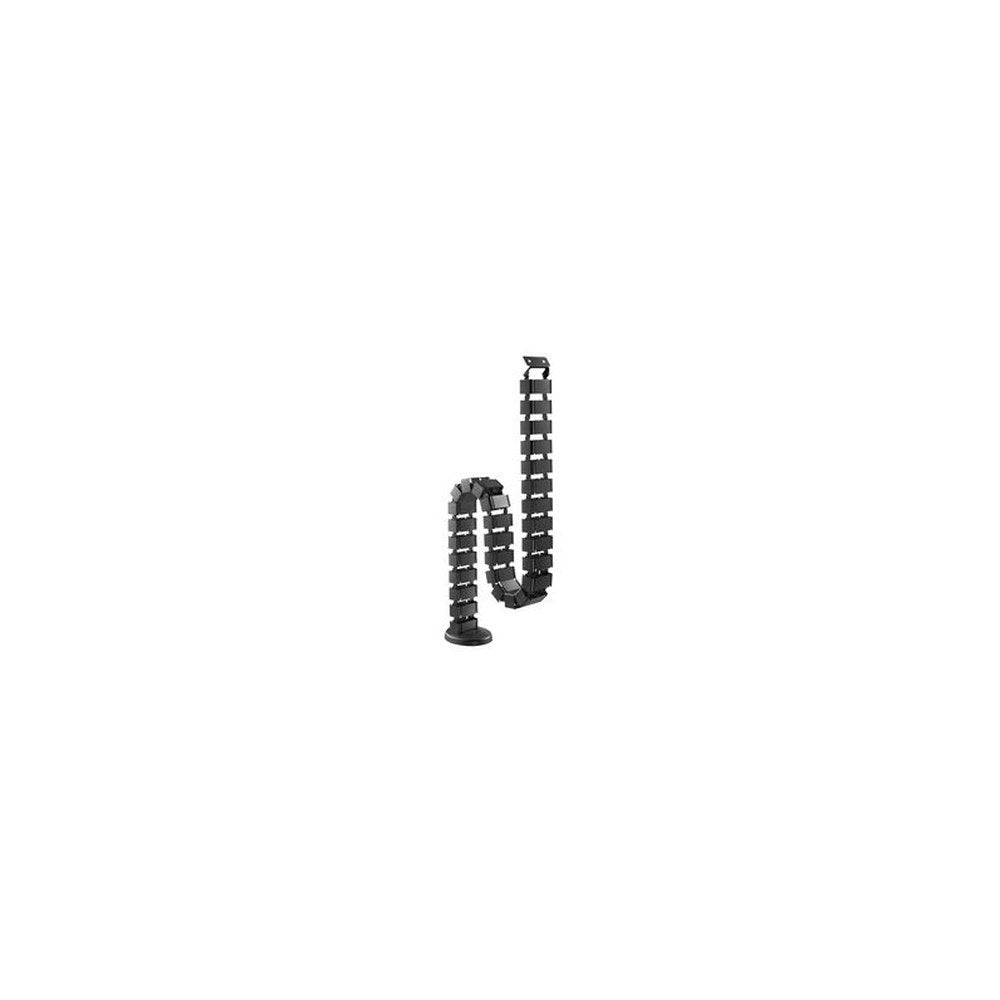 DIGITUS Chemin de câbles flexible, couleur : noir