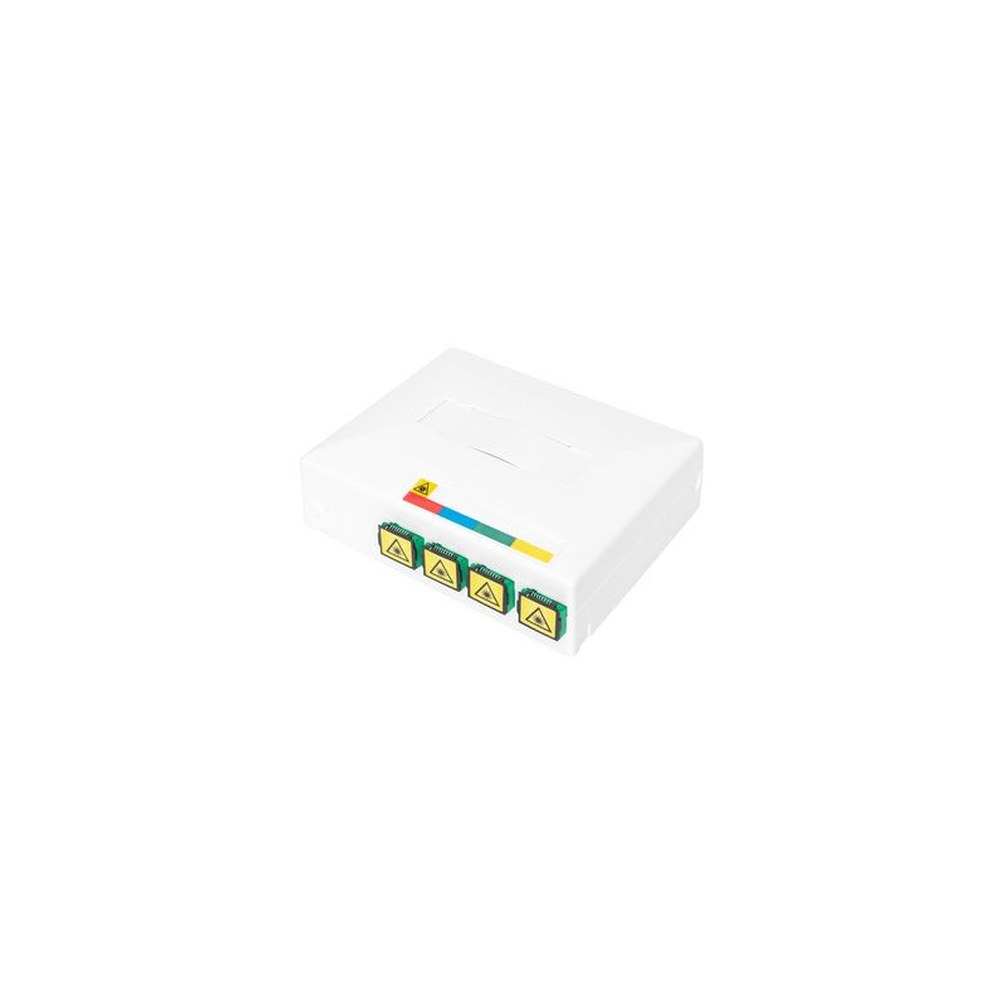 DIGITUS Boîtier vide FTTX pour 4 x couplages SC SX