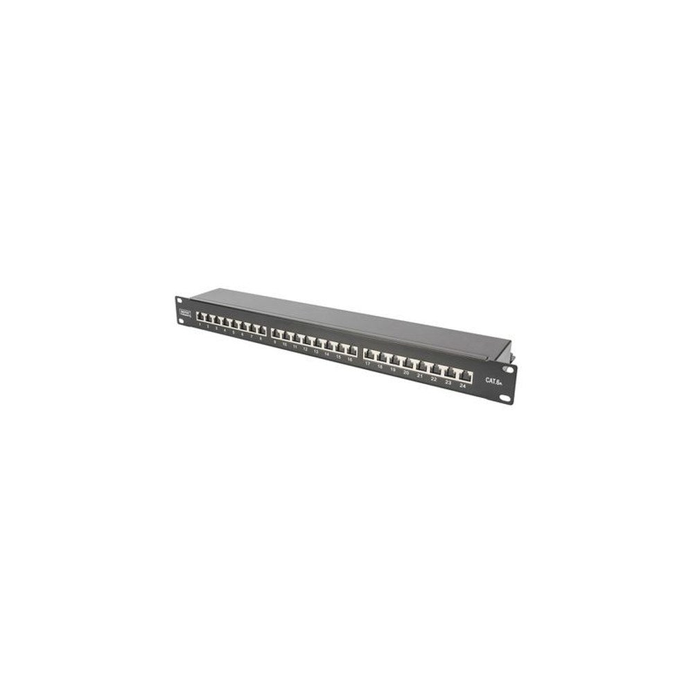 DIGITUS Panneau de brassage 19", Cat.6A, classe EA, 24 ports