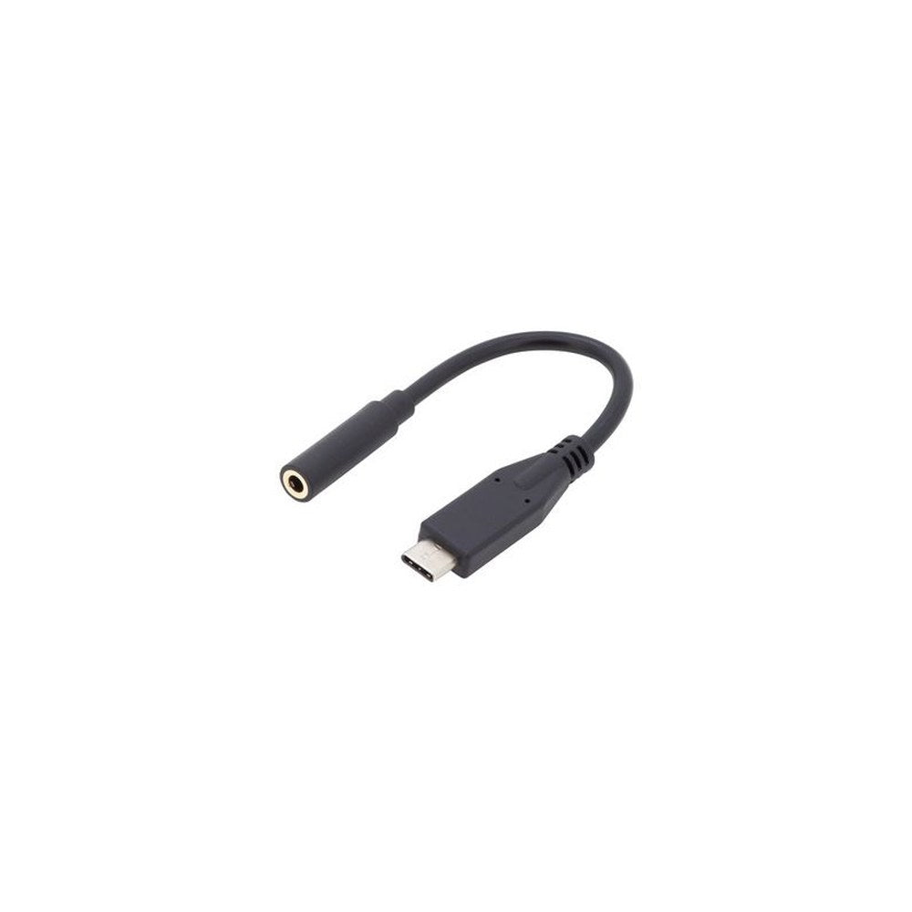 DIGITUS Câble adaptateur audio USB Type-C, 0,2 m, noir
