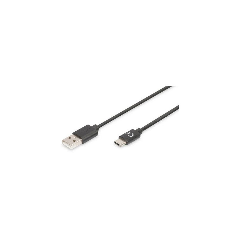 DIGITUS Câble de connexion USB 2.0, USB-C - USB-A, 1,0 m