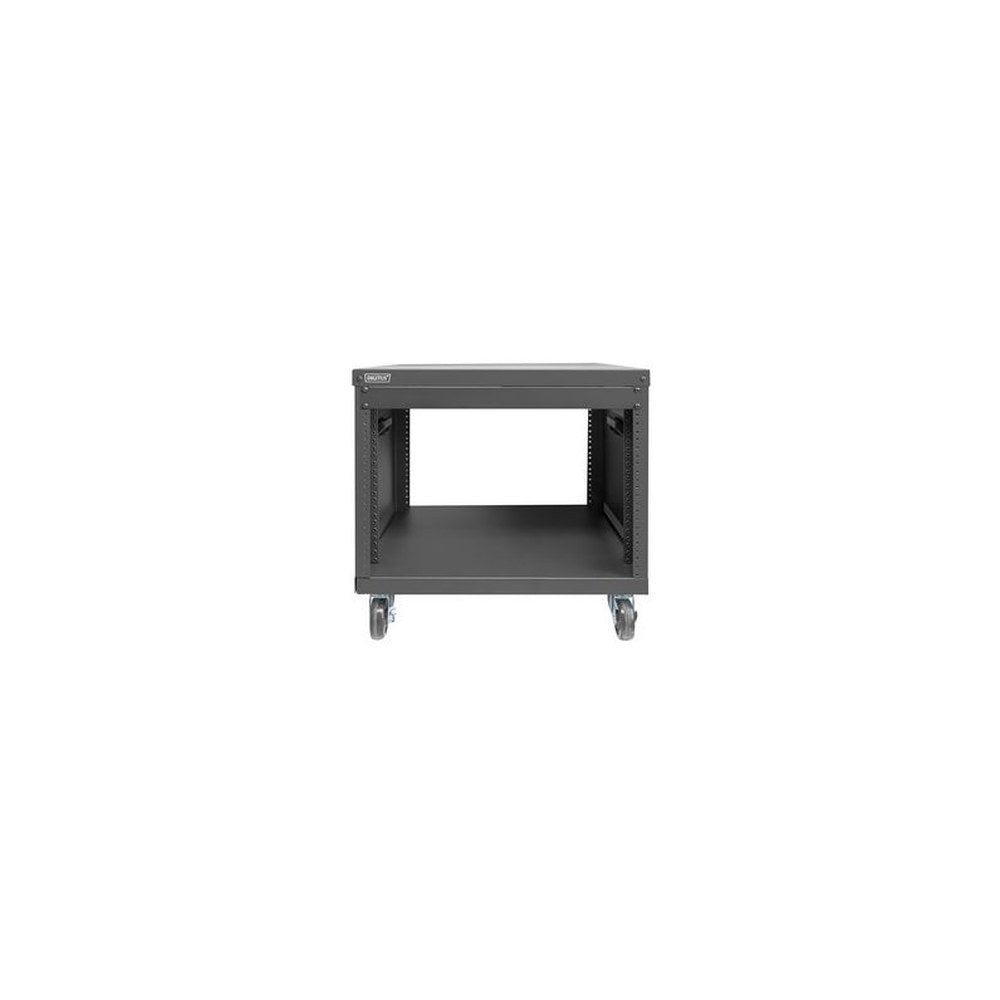 DIGITUS Monture universelle 19", avec roulettes, 8 U, noir