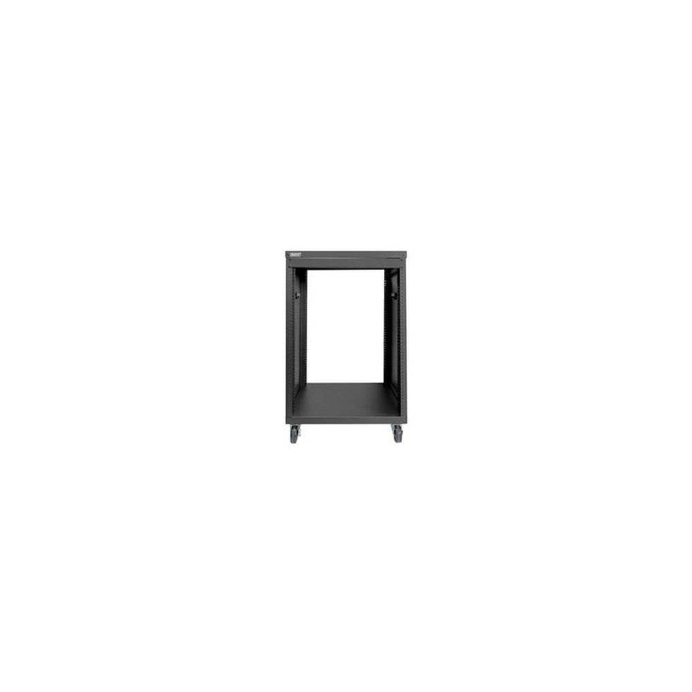 DIGITUS Monture universelle 19", avec roulettes, 16 U, noir