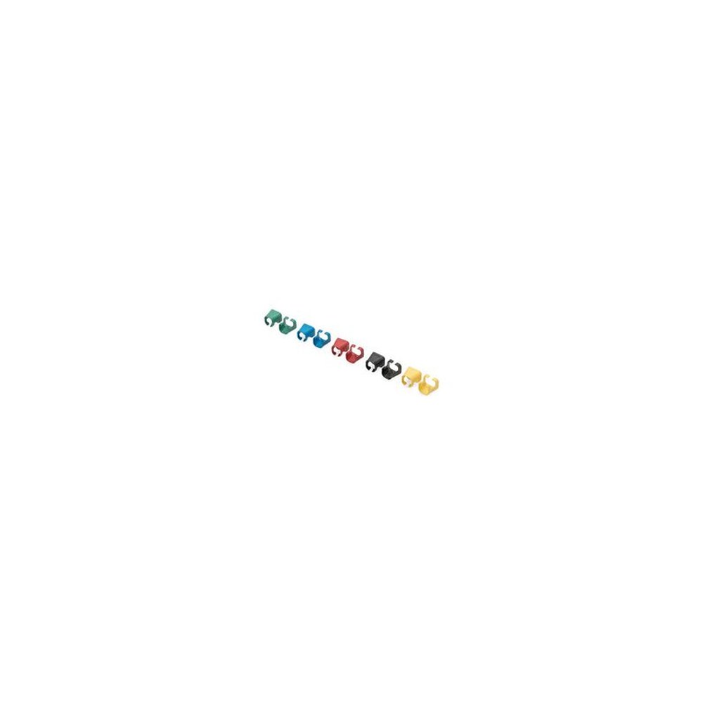 DIGITUS Clip de couleur pour câble patch, assorti