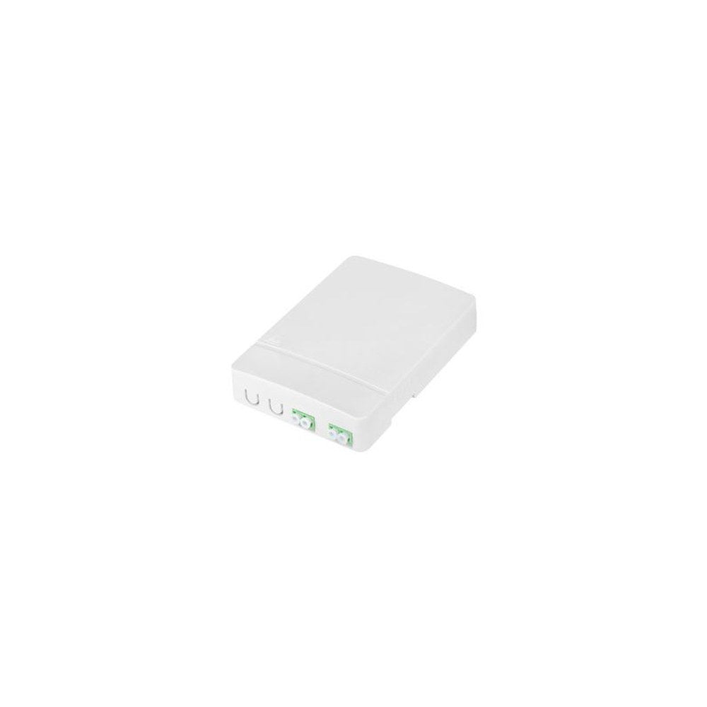 DIGITUS Boîtier FTTH, 2x LC/APC DX femelle, blanc