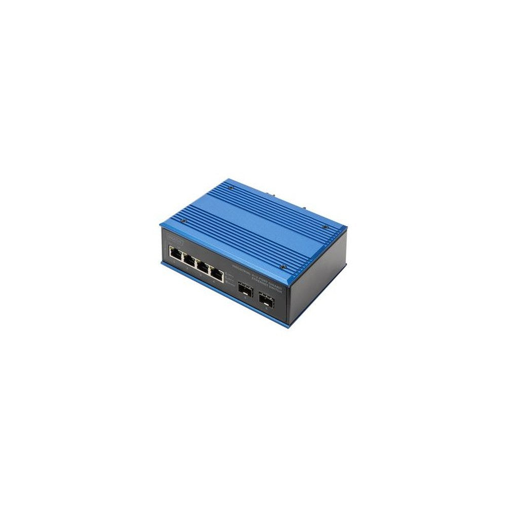 DIGITUS Switch industriel Gigabit Ethernet, 4+2 ports