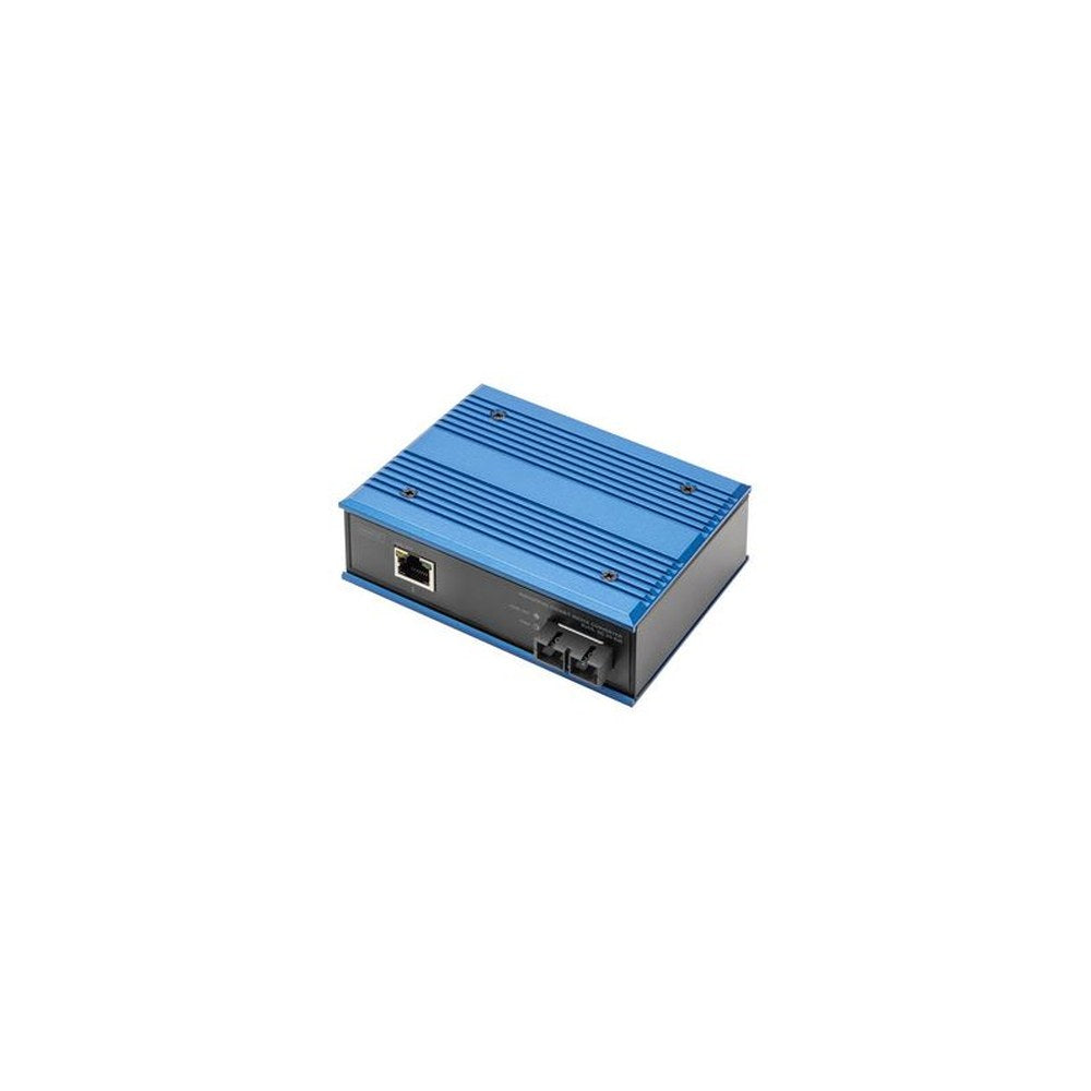 DIGITUS Convertisseur média industriel Gigabit RJ45, 20 km