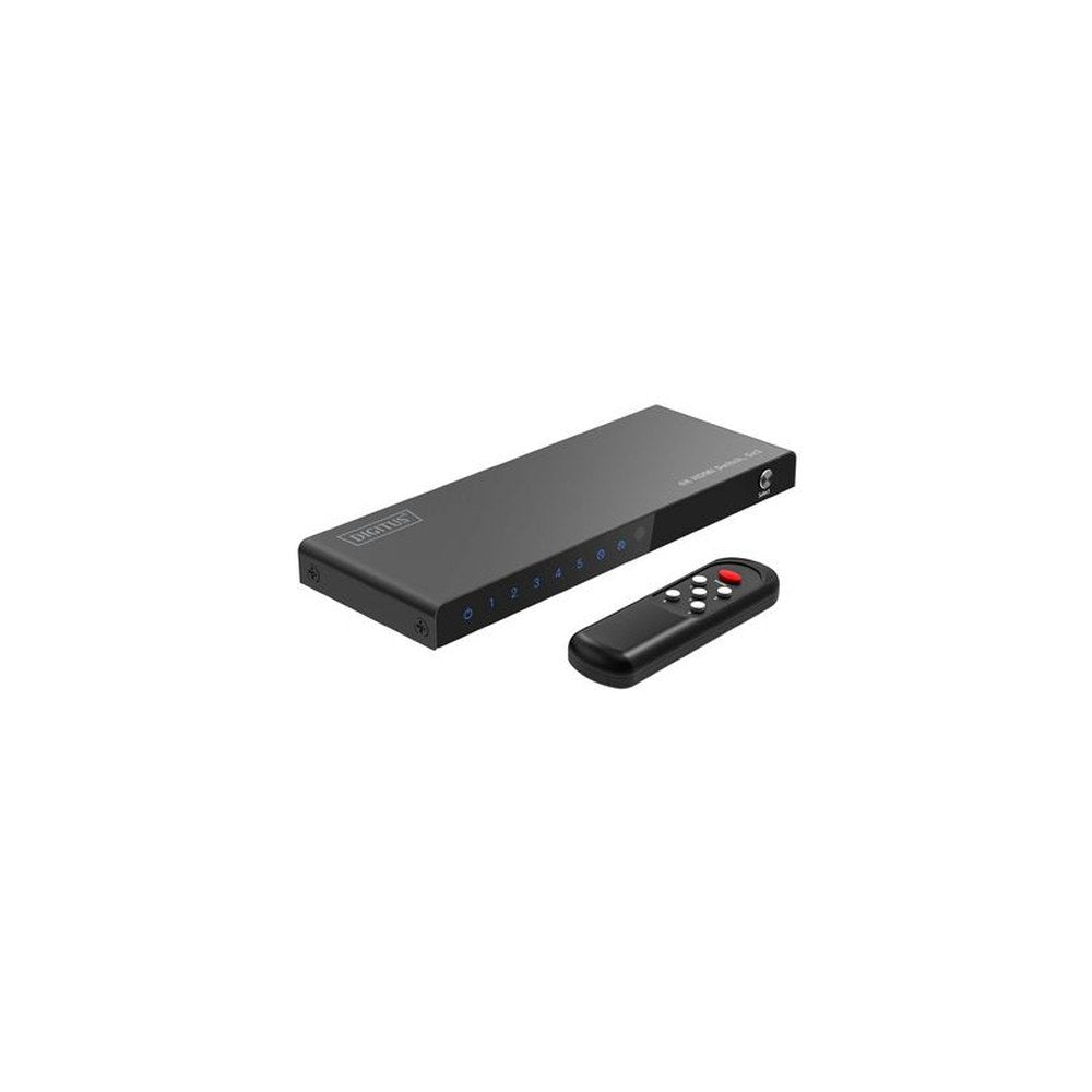 DIGITUS Commutateur HDMI 4K, 5x1, noir
