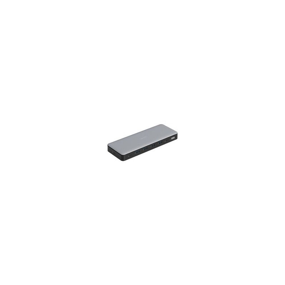 DIGITUS Station d'accueil USB-C, 13 ports, gris/noir