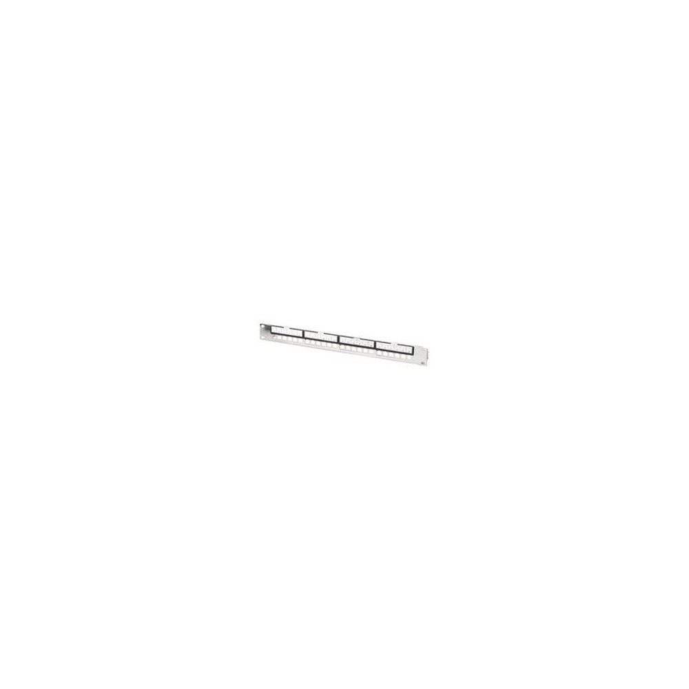 DIGITUS Panneau de brassage modulaire, 1 U, 24 ports, argent
