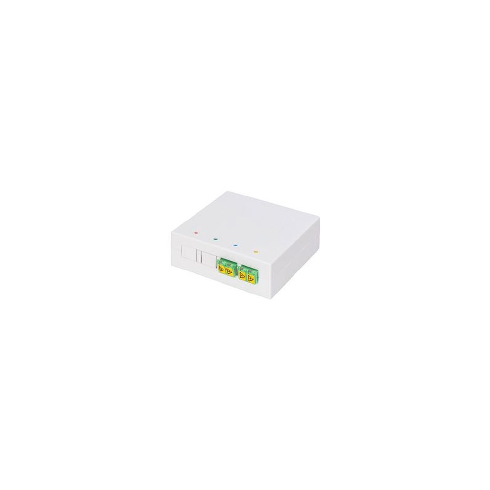 DIGITUS Boîtier FTTH, 2x LC/APC DX femelle avec obturateur