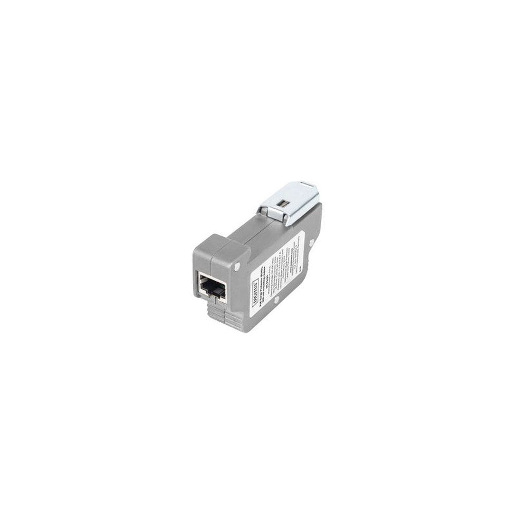 DIGITUS Parasurtenseur PoE (RJ45), montage sur rail DIN